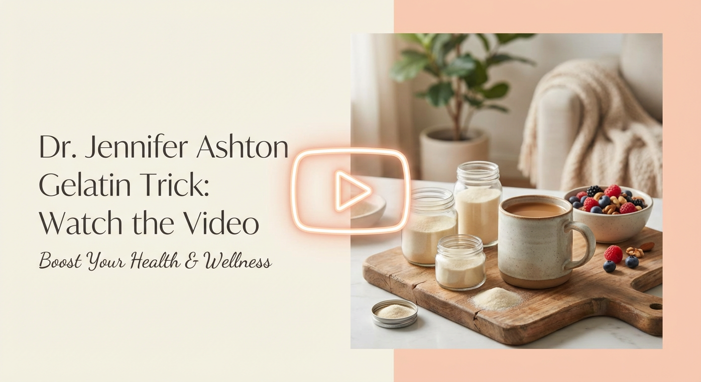 Dr Jennifer Ashton Gelatin Trick weight loss video