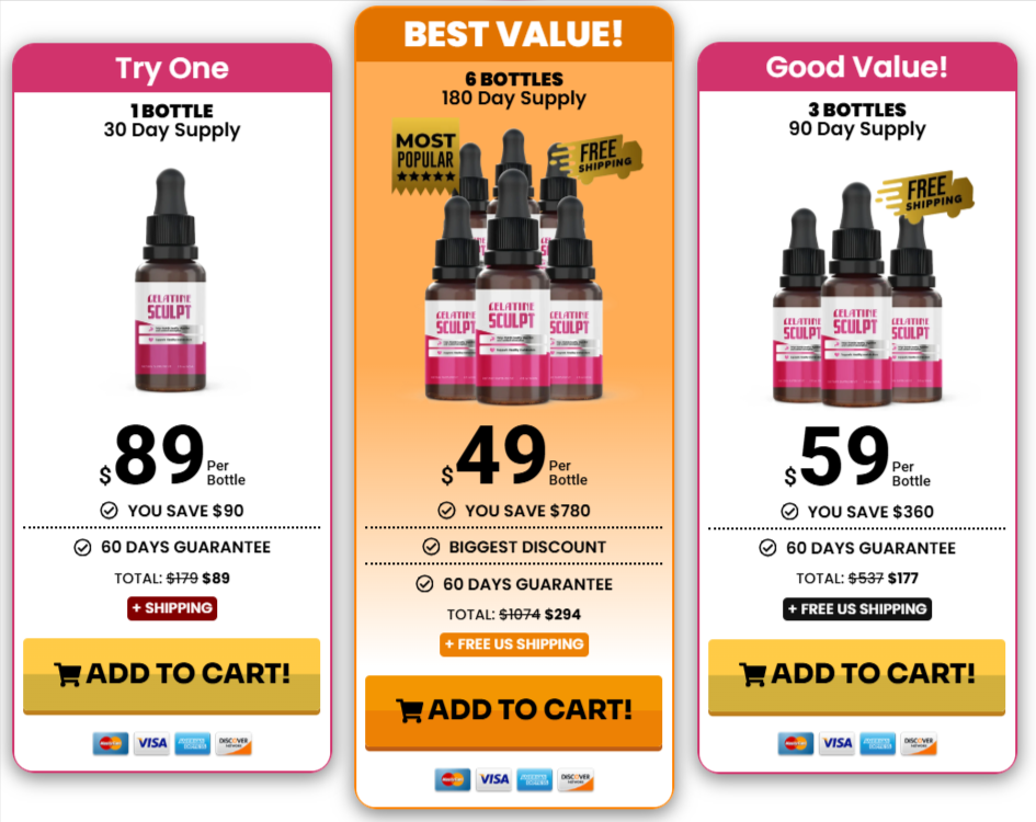 Gelatine Sculpt Pricing