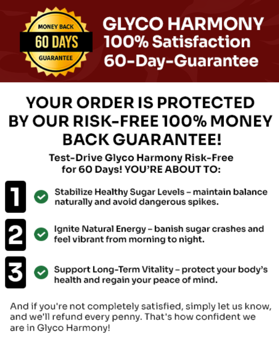 Glyco Harmony Money Back