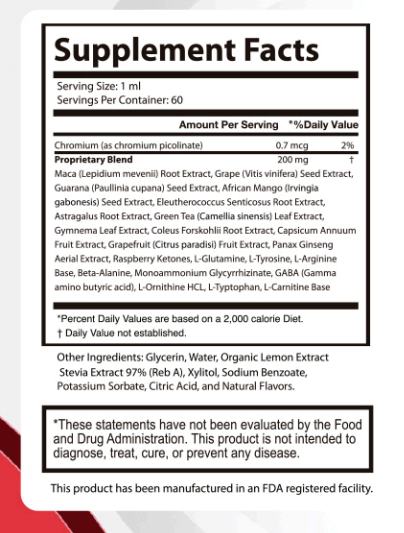 Glyco Harmony Supplement Facts