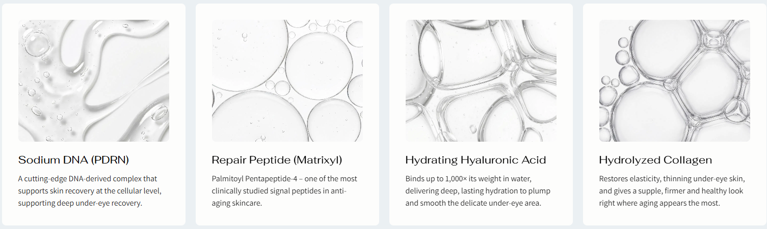 Koreana Skin Peptide Repair Eye Mask Ingredients