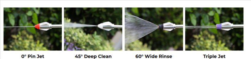 Pocket hose free spray