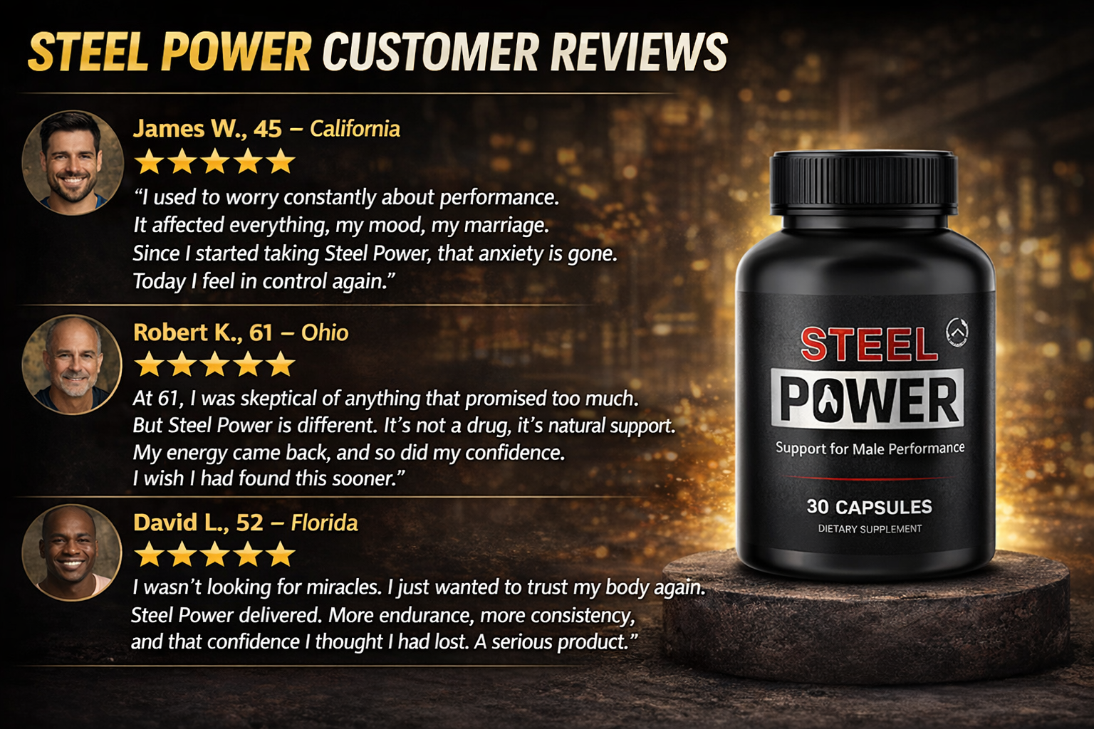 SteelPower Customer Reviews