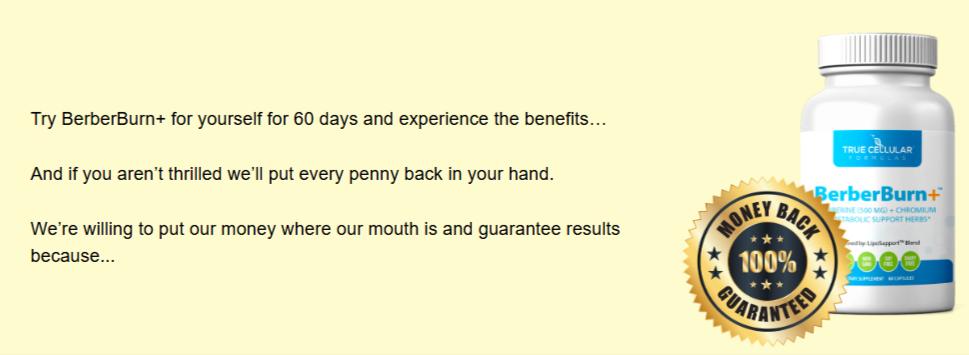 Berberine Plus money back