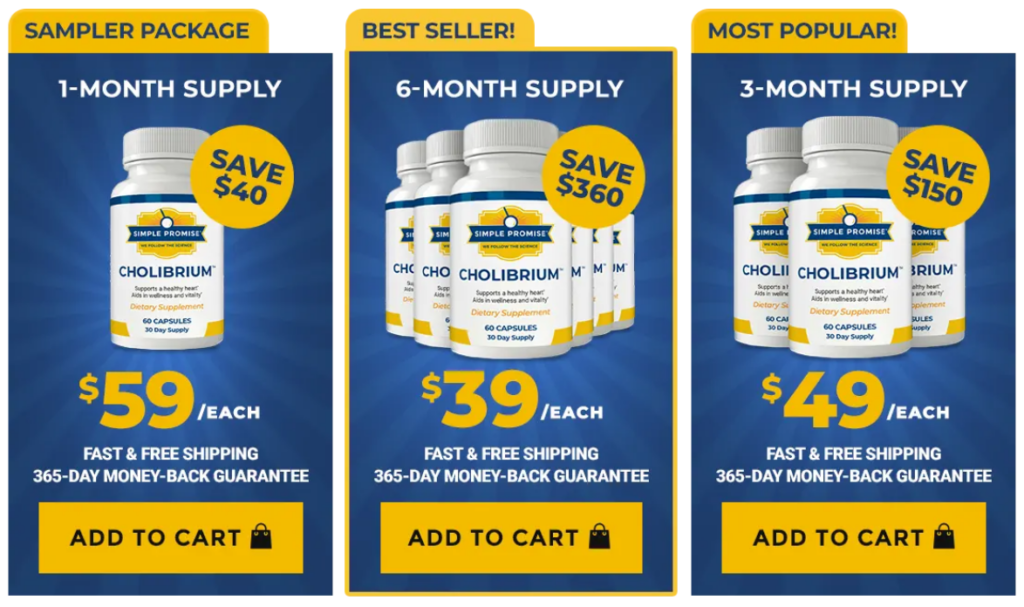 Cholibrium price details
