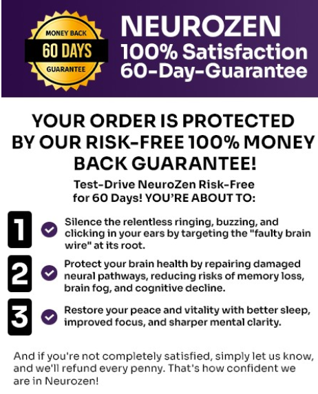 NeuroZen Money Back