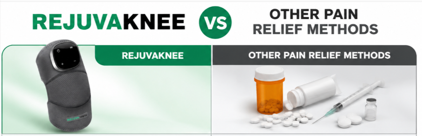 RejuvaKnee vs Other Pain Relief Methods