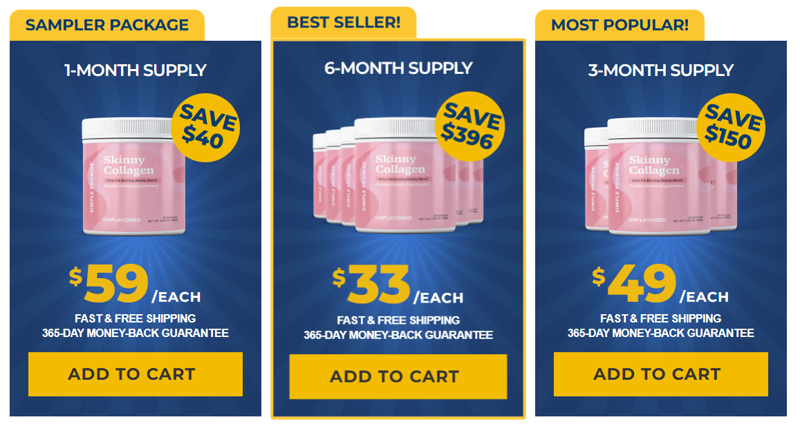 Skinny Collagen Pricing
