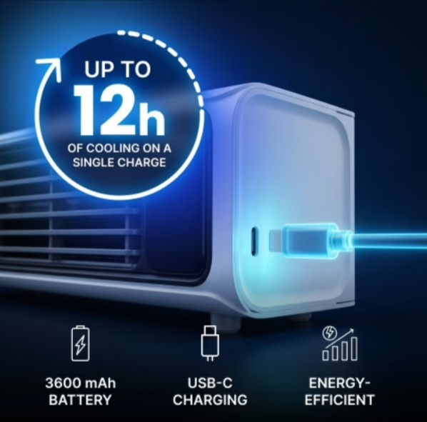 AirZuma Portable AC features