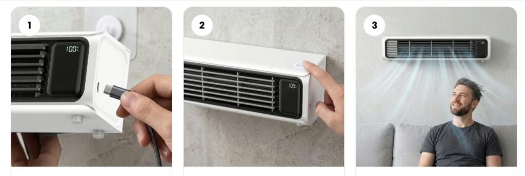 AirZuma Portable AC uses