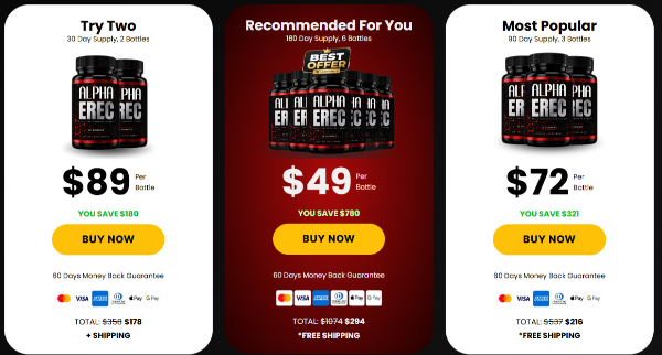 AlphaErec price