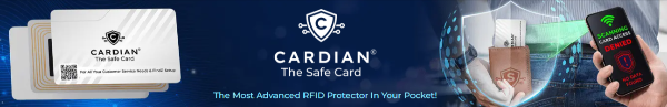 Cardian The Safe Card batch