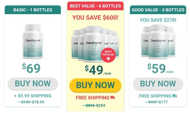 Dentanol price