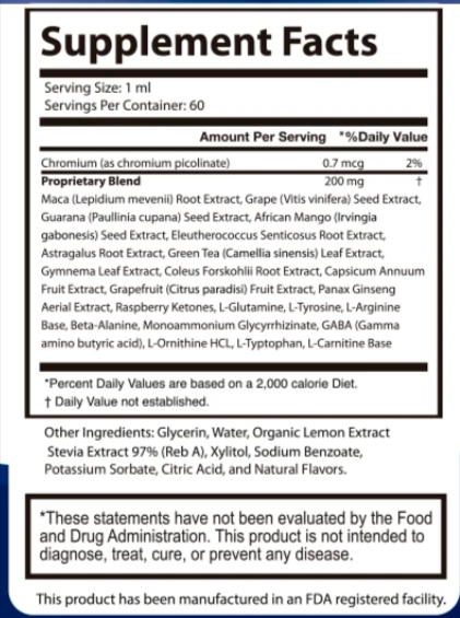 Glyvoryn Ingredients