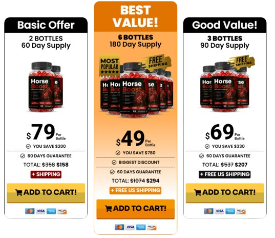 Horse Boost Pricing