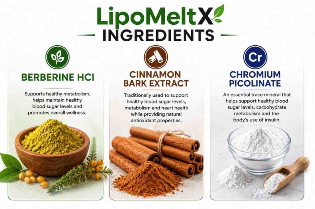 LipoMeltX Ingredients