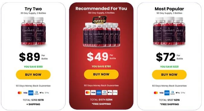 LipoMeltX prices
