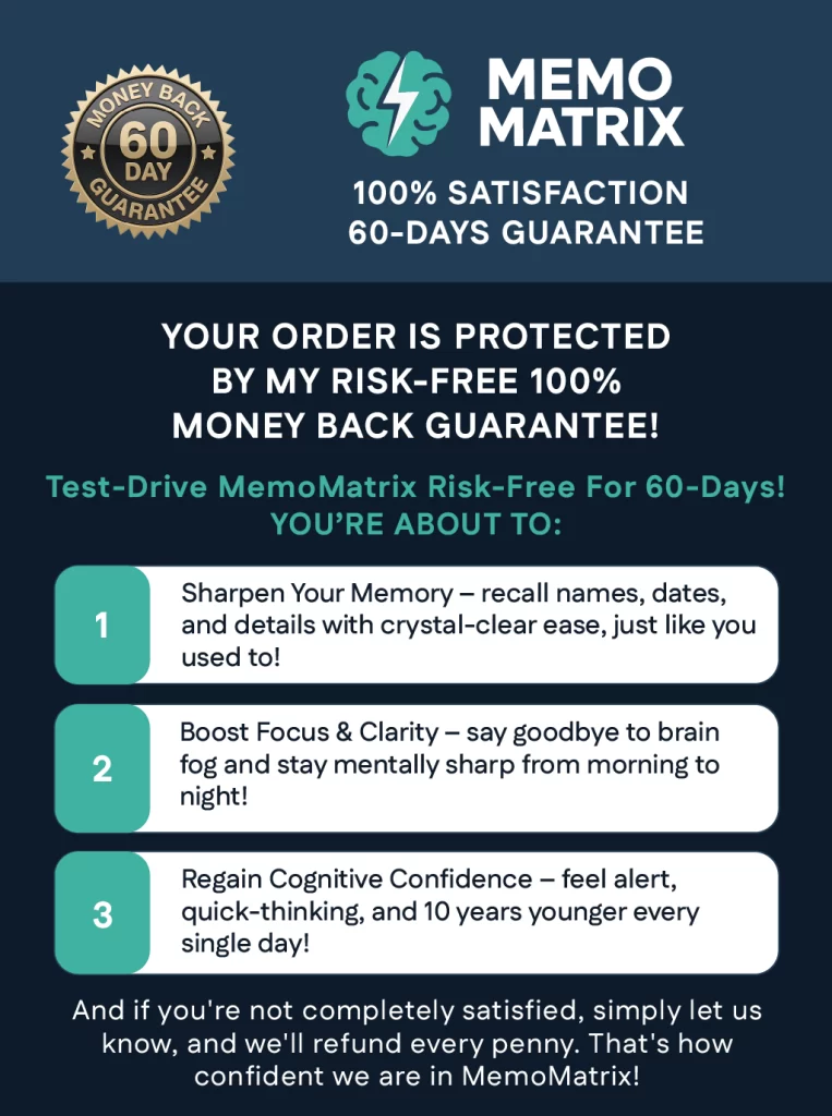 MEMOMATRIX guarantee