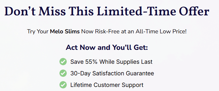 Melo Slim Patches Discount