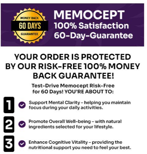 Memocept money back guarantee