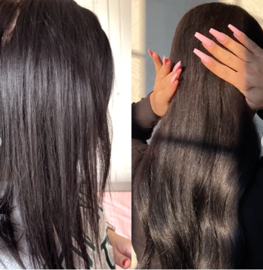 Moerie Haircare Set Before & After