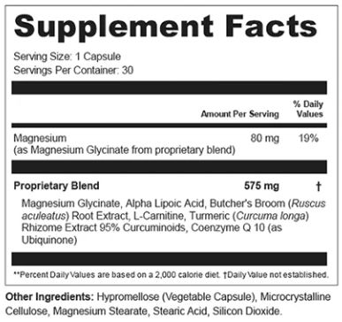 Nerve Defender Supplement Facts
