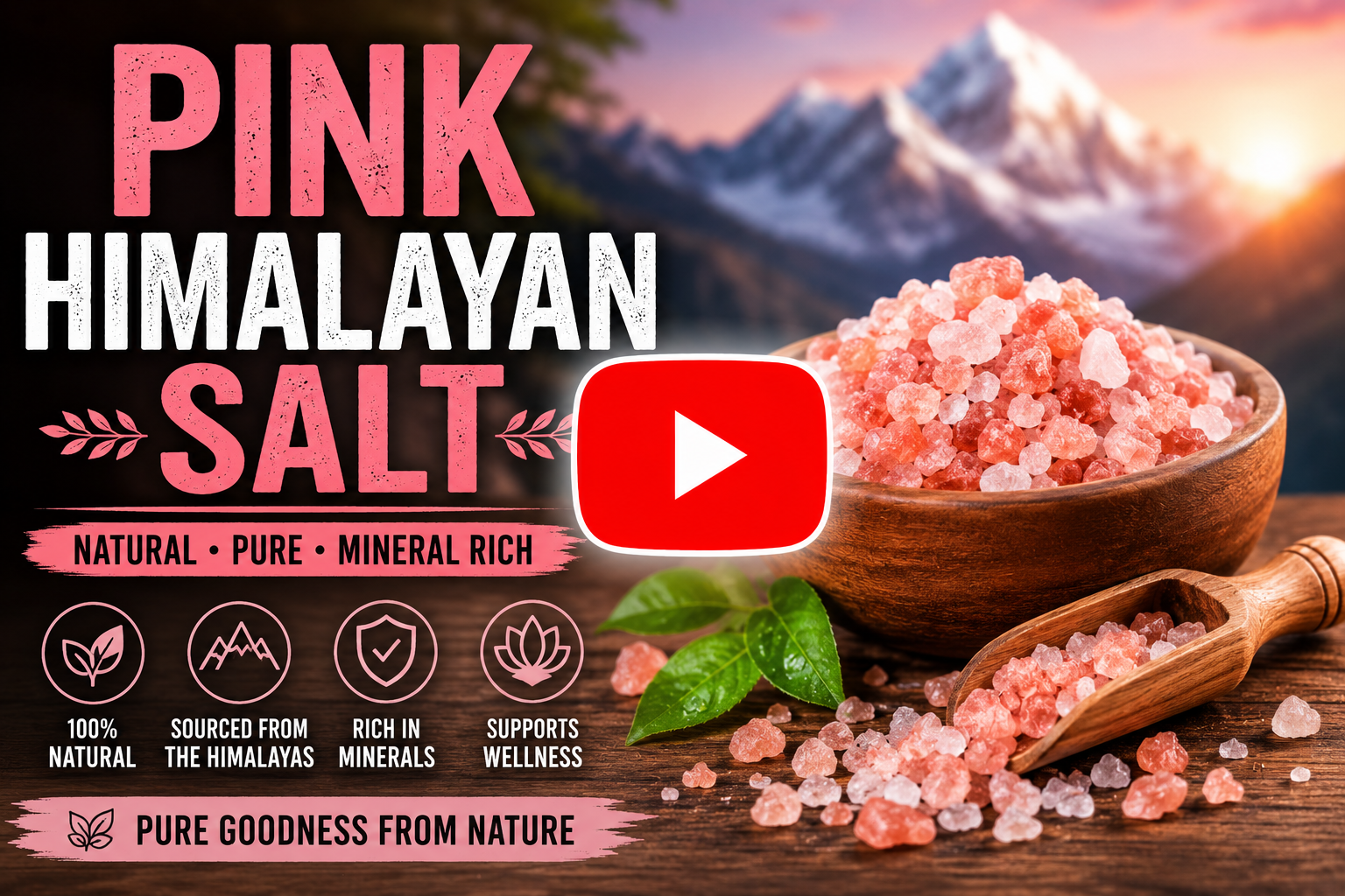 Pink Himalayan Salt video