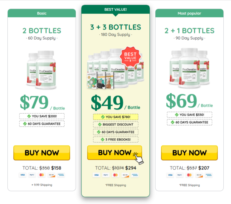 ProDentim prices