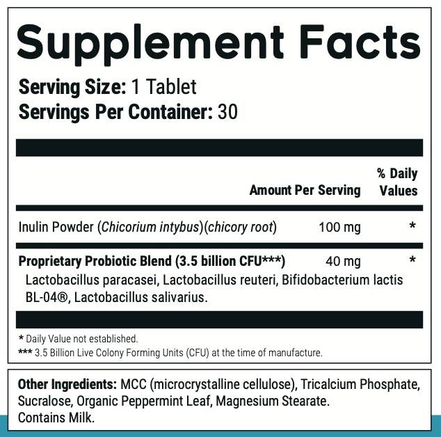 PurDentix supplement Fact