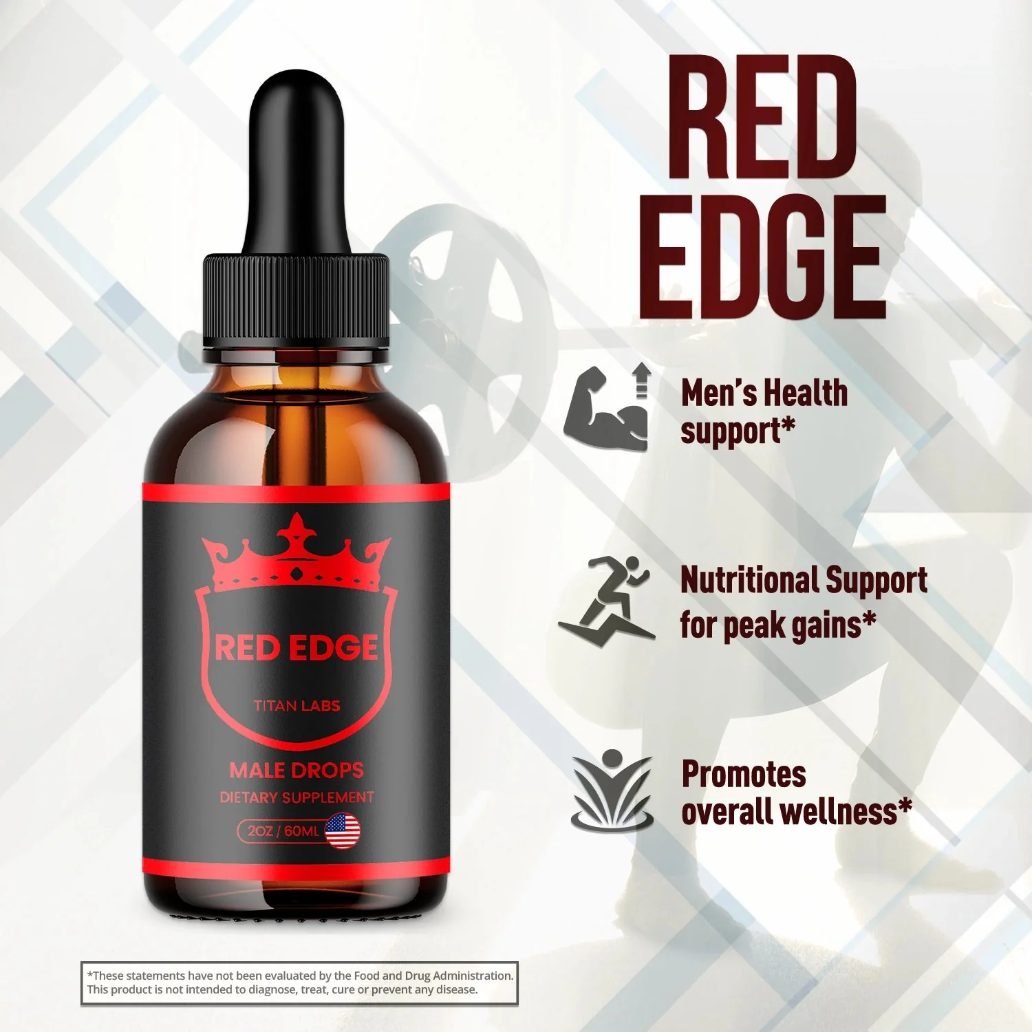 Red Edge Male Drops benefits