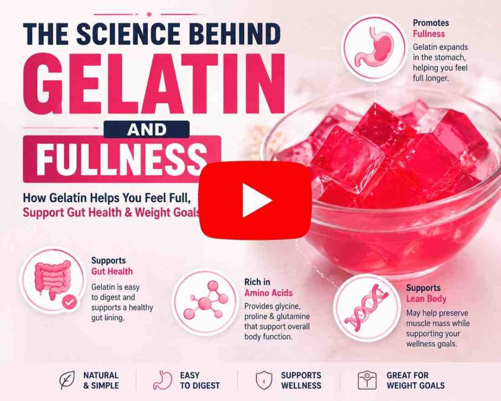 Science Behind Gelatin and Fullness video