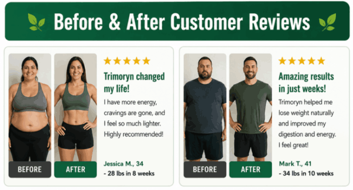 Trimoryn before and after