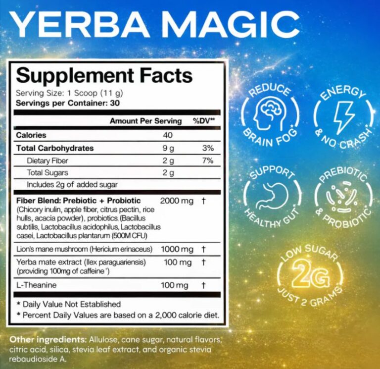 Yerba-Magic-Peach-Mango-Ingredients-Supplement-Facts