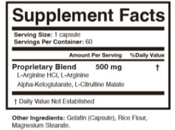 BloodPril supplement facts