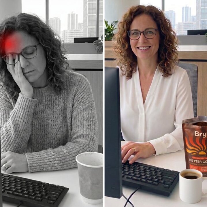 Bryt Better Coffee Before and after