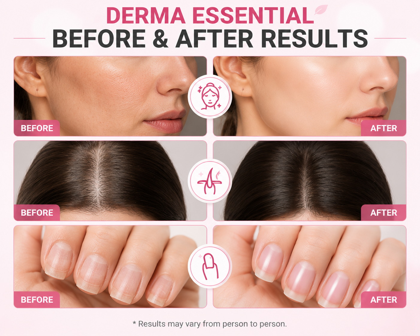 Derma Essential Before and After Results