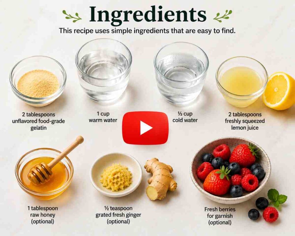 Horse Gelatin Trick Recipe Ingredients