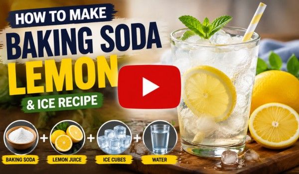 How to Make the Baking Soda Lemon and Ice Recipe