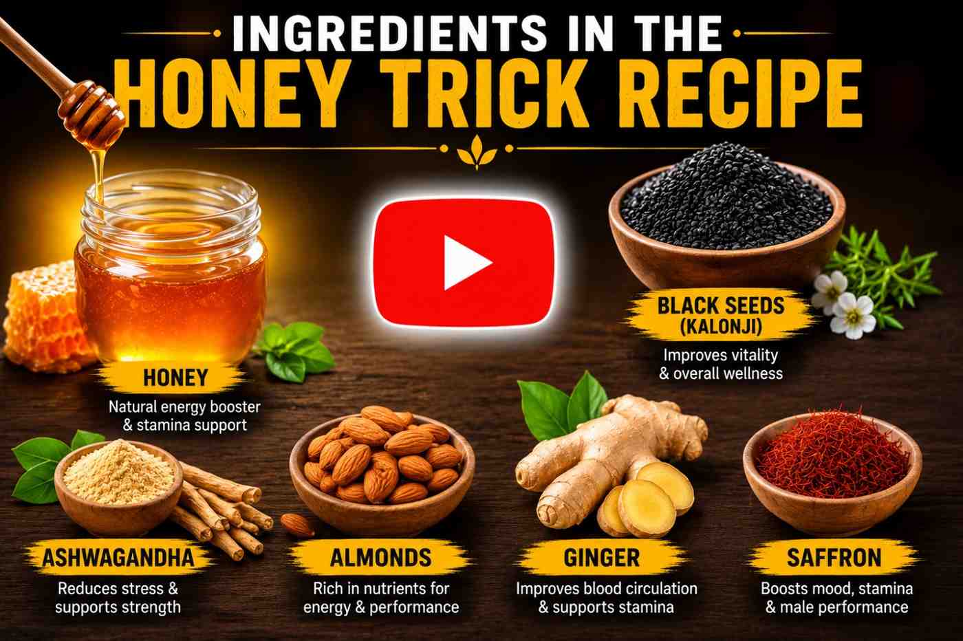 Ingredients in the Honey Trick Recipe
