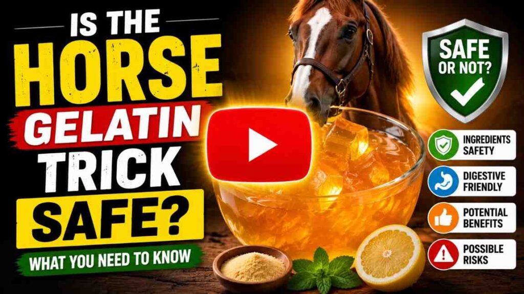Is the Horse Gelatin Trick Safe