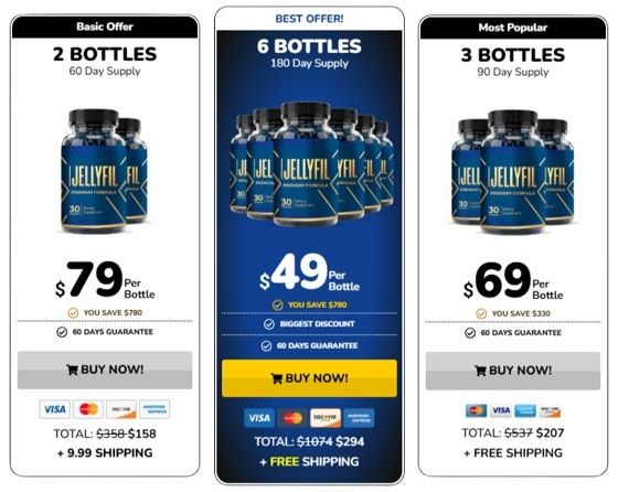 JellyFil pricing details