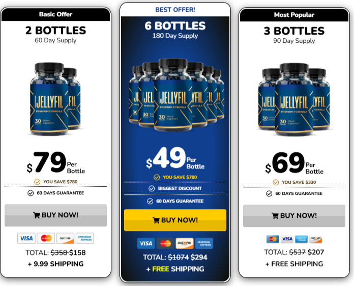 Jellyfil prices