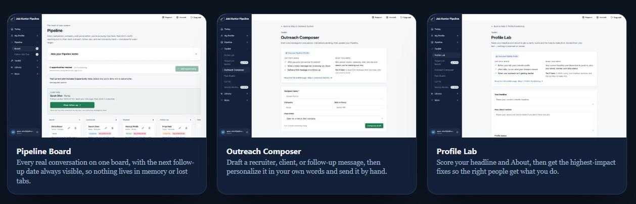Job Hunter Pipeline Includes
