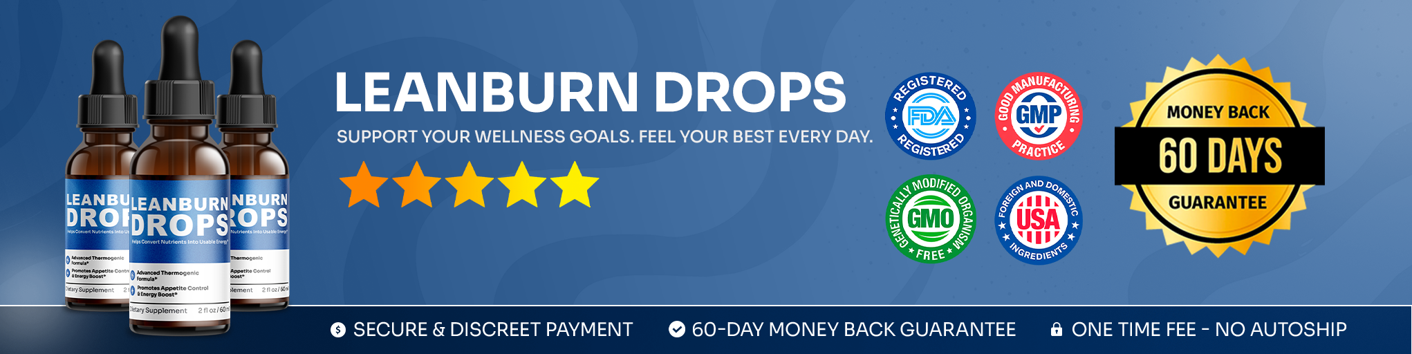 LeanBurn Drops banner