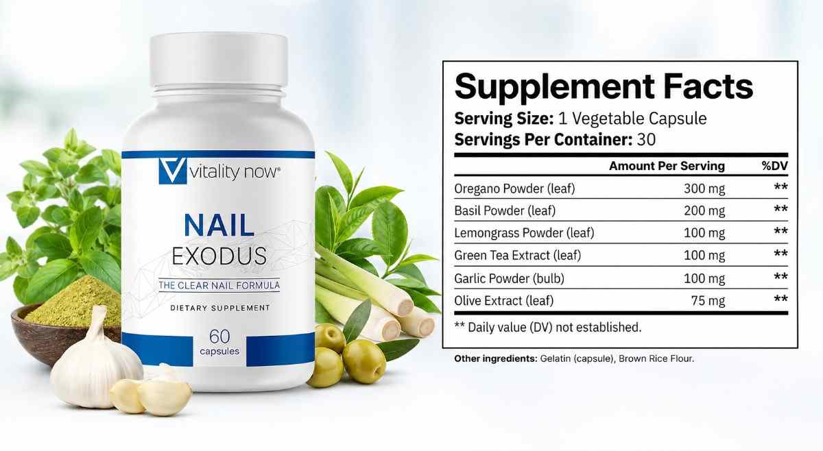 Nail Exodus supplement fact