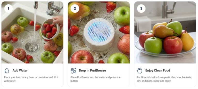 PuriBreeze-Produce-Cleaner-Using-Instruction