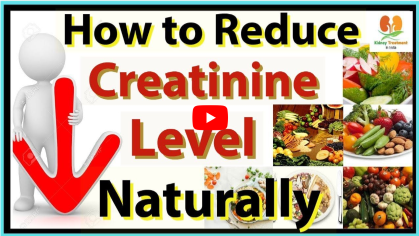 how to lower creatininelevels