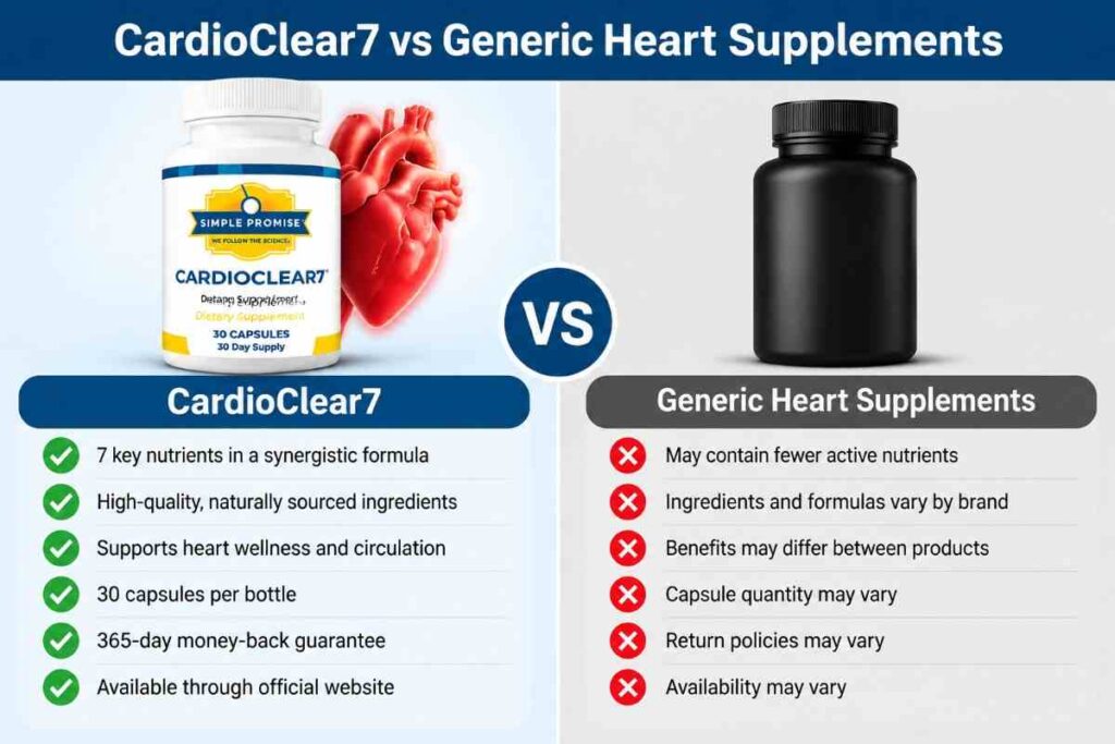 Cardio Clear 7 vs others