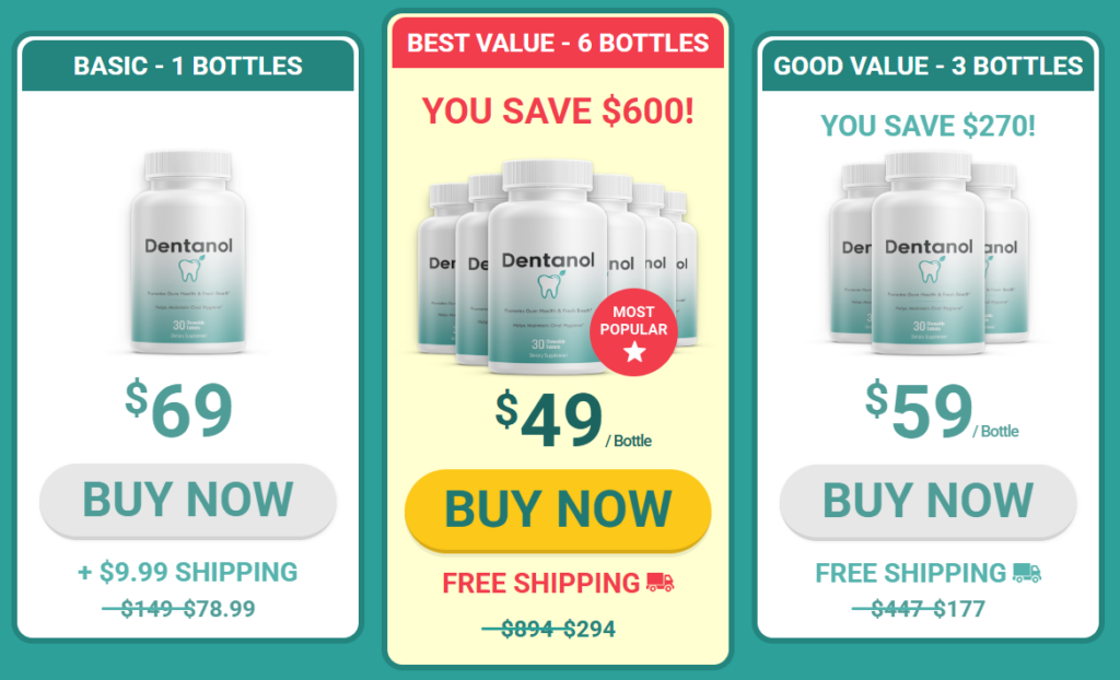 Dentoal pricing