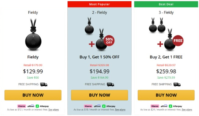 Fieldy AI pricing
